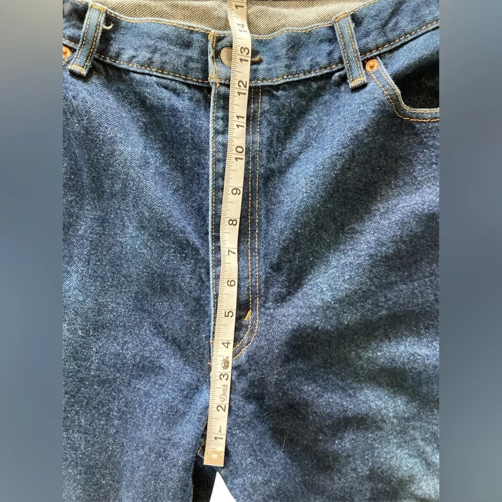 Levi's 550 5 pocket Relaxed Blue Jeans with Classic Denim Style 42x29
